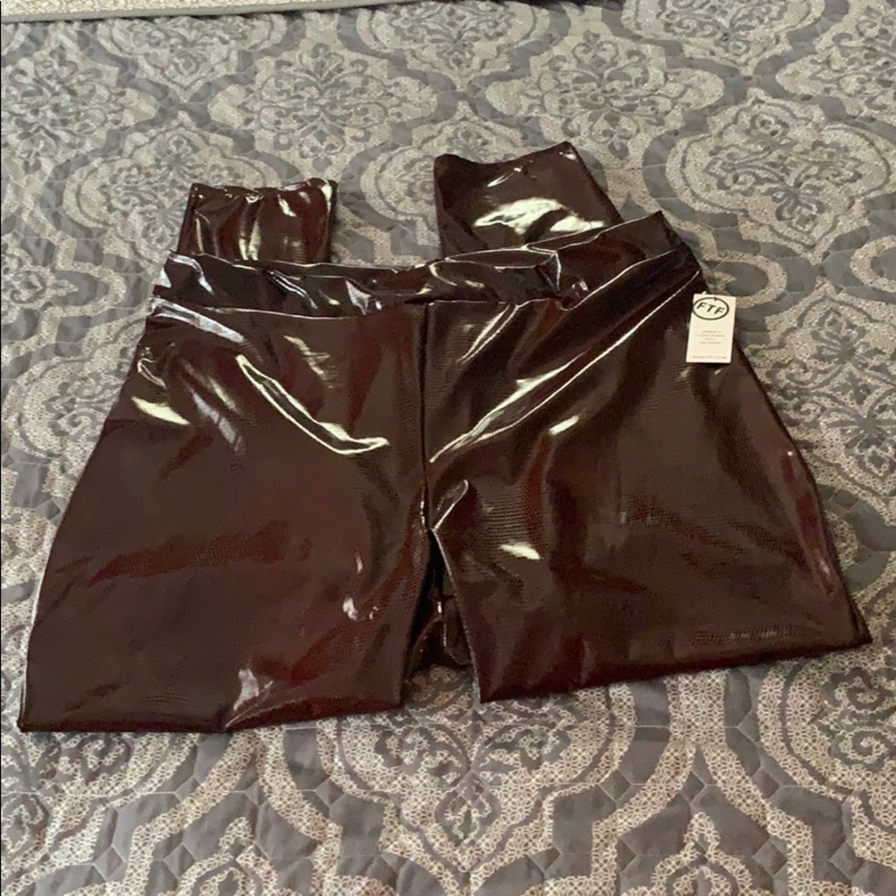 NWT Fashion to Figure Burgundy Pants